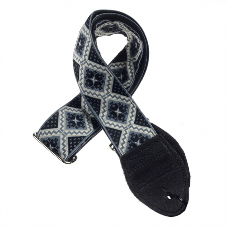 SOULDIER GUITAR STRAP RUSTIC - BLACK