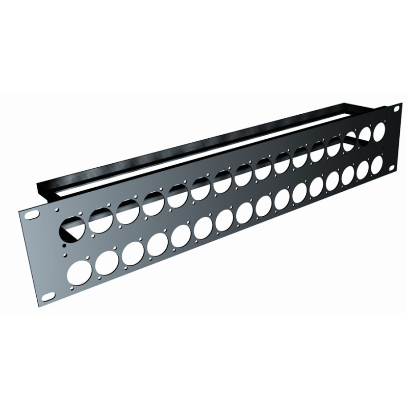 RS/296 Pannello rack 19" preforato da 2 unità