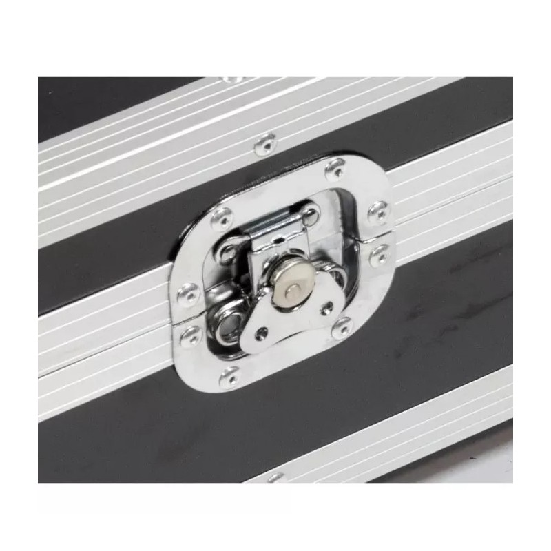 WALKASSE Piccola serratura a farfalla incassata 10 mm offset + rivetti, argento