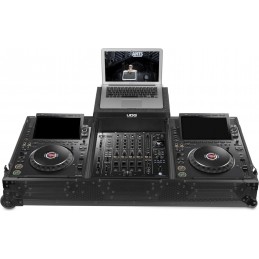 UDG U91111BL - ULTIMATE FLIGHT CASE SET ALPHATHETA CDJ-3000X/PIONEER DJ DJM-A9 BLK PLUS (L&W)