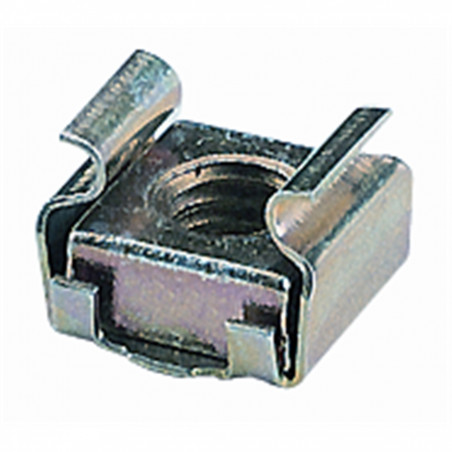 RS/248 EU Dadi con graffa M6 in acciaio zincato