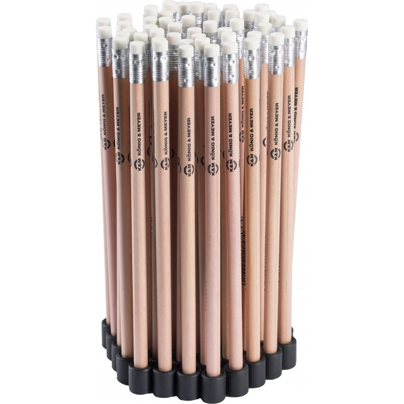 KONIG & MEYER K&M pack 50pz magnete nero con matita naturale