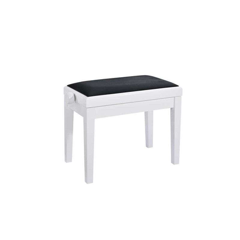 KONIG & MEYER 13927 Panca bianco lucido/velluto
