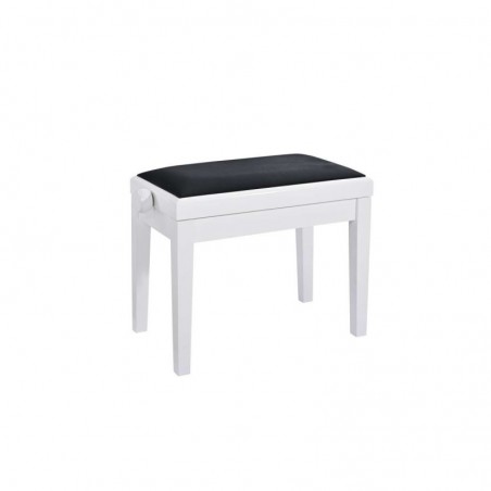 KONIG & MEYER 13927 Panca bianco lucido/velluto