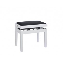 KONIG & MEYER 13927 Panca bianco lucido/velluto