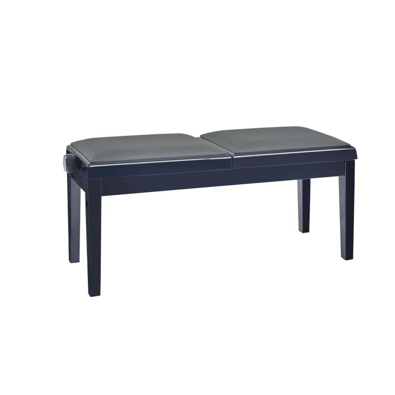KONIG & MEYER 13949 Panca doppia nero lucido/similpelle