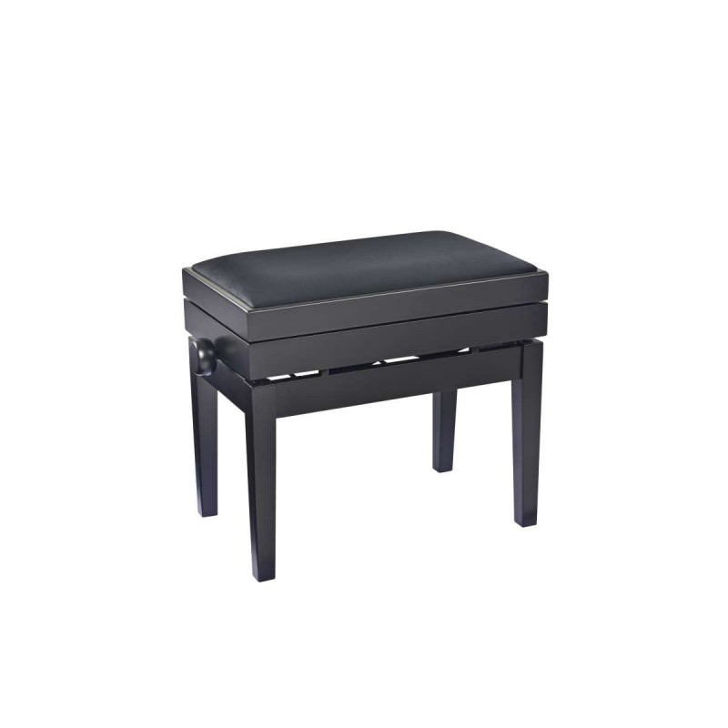 KONIG & MEYER 13955 Panca con porta spartiti nero opaco/velluto