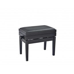 KONIG & MEYER 13956 Panca con porta spartiti nero opaco/similpelle