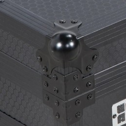 WALKASSE Flight Case Alphatheta® CDJ-3000X - DJM-V10/V10LF Black (Ruote)