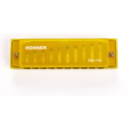 HOHNER TRANSLUCENT HARP YELLOW HARDCASE