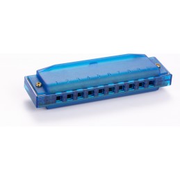 HOHNER TRANSLUCENT HARP BLUE HARDCASE