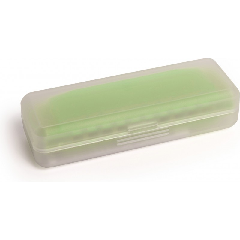 HOHNER TRANSLUCENT HARP GREEN HARDCASE