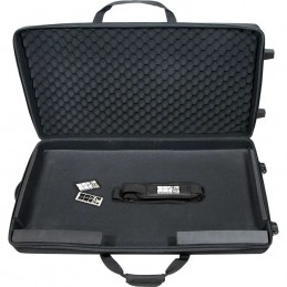 WALKASSE Custodia antiurto in EVA Alphatheta® XDJ-AZ nera (ruote e borsa a tracolla)
