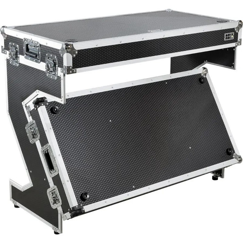 WALKASSE Tavolo da DJ Z pieghevole, Silver (con ruote)