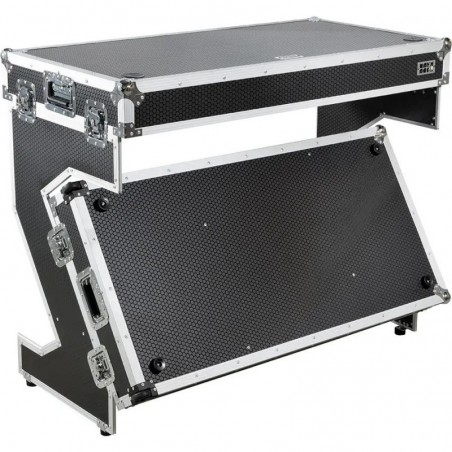 WALKASSE Tavolo da DJ Z pieghevole, Silver (con ruote)