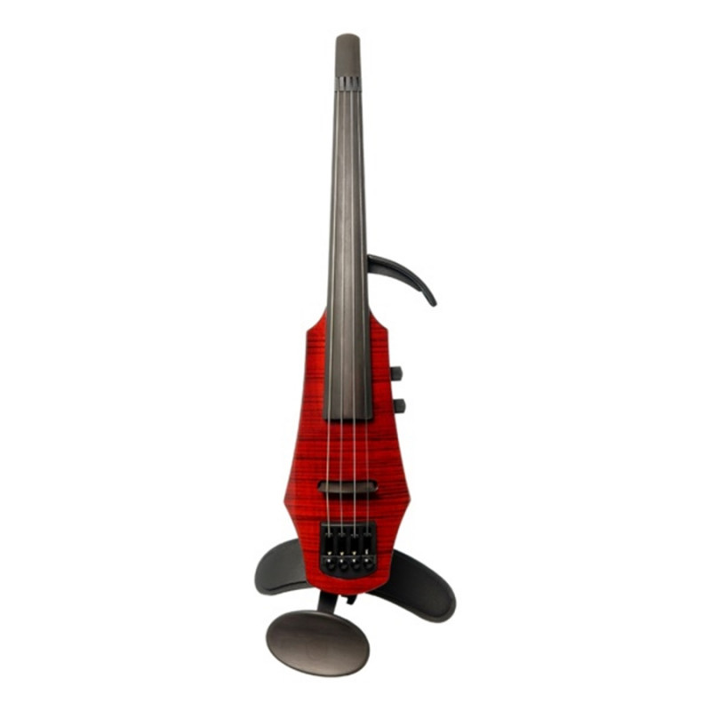 WAV Electric Violin 4 Trasparent Red