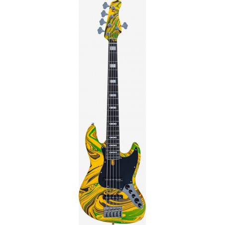 MARCUS MILLER V7 ALDER-5 NEW GEN YELLOW SWIRL