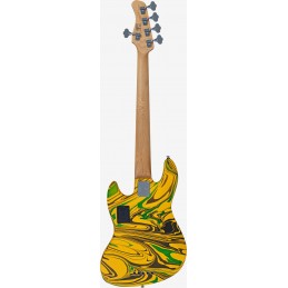 MARCUS MILLER V7 ALDER-5 NEW GEN YELLOW SWIRL