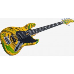 MARCUS MILLER V7 ALDER-5 NEW GEN YELLOW SWIRL