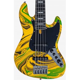 MARCUS MILLER V7 ALDER-5 NEW GEN YELLOW SWIRL