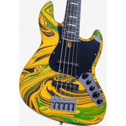 MARCUS MILLER V7 ALDER-5 NEW GEN YELLOW SWIRL