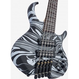 MARCUS MILLER M6 HEADLESS 5 BLACK SWIRL
