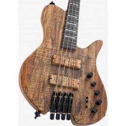 MARCUS MILLER F10 DX 4 NAT HEADLESS (SPALTED MAPLE TOP)