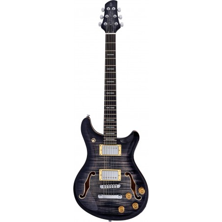 SIRE GUITARS Q7 HOLLOW TBK TRANS BLACK