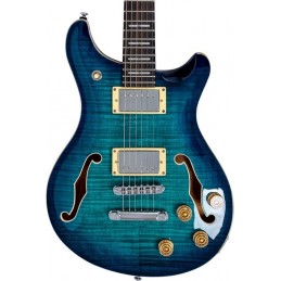 SIRE GUITARS Q7 HOLLOW TBL TRANS BLUE