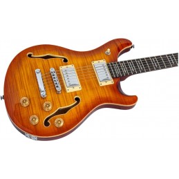SIRE GUITARS Q7 HOLLOW AMBER BURST