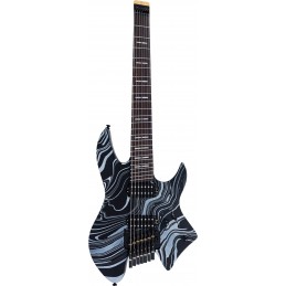 SIRE GUITARS X6 HEADLESS 7 BLACK SWIRL