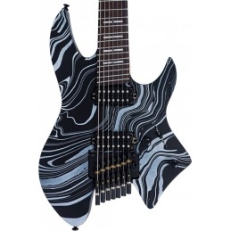 SIRE GUITARS X6 HEADLESS 7 BLACK SWIRL