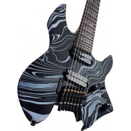 SIRE GUITARS X6 HEADLESS 7 BLACK SWIRL