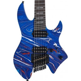 SIRE GUITARS X6 HEADLESS 7 BLUE SWIRL