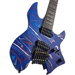 SIRE GUITARS X6 HEADLESS 7 BLUE SWIRL