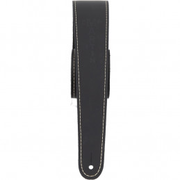 18A0046 Tracolla Slim, Leather, Black
