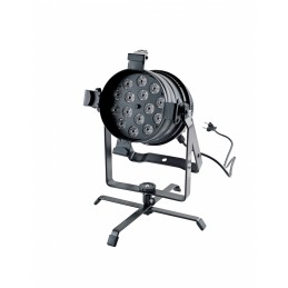 K&M  Supporto da pavimento nero per faretti