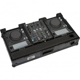 WALKASSE Flight Case Pioneer® XDJ-700 o CDJ-350/ DJM-450 Edizione nera