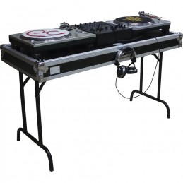 WALKASSE Tavolo da DJ universale pieghevole da 50" (1290 mm).