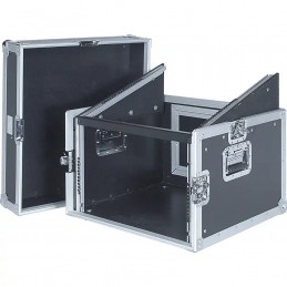 WALKASSE Rack da 19 pollici, 6U verticale e 10U inclinato