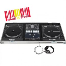 WALKASSE FLIGHT CASE Rane® TWELVE + SEVNTY TWO Argento (Ruote).