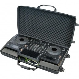 WALKASSE Custodia antiurto in EVA Pioneer® OPUS-QUAD nera (ruote e borsa a tracolla)