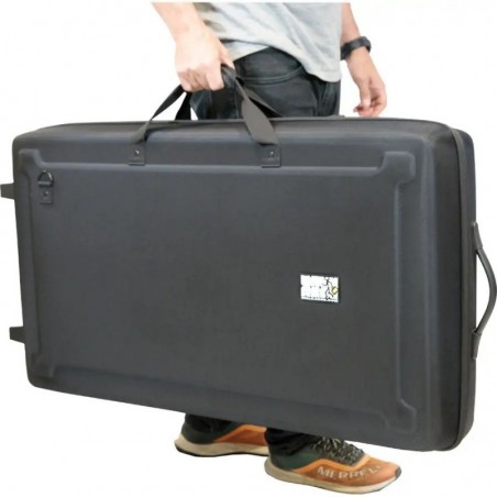 WALKASSE Custodia antiurto in EVA Alphatheta® XDJ-AZ nera (ruote e borsa a tracolla)