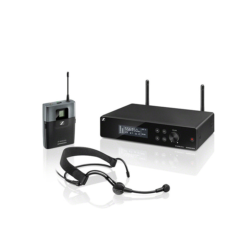 SENNHEISER XSW 2-ME3 WIRELESS HEADSET SYSTEM B RANGE