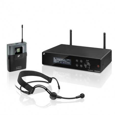 SENNHEISER XSW 2-ME3 WIRELESS SYSTEM HEADSET  E-BAND: 821 - 832 MHz e 863 - 865 MHz