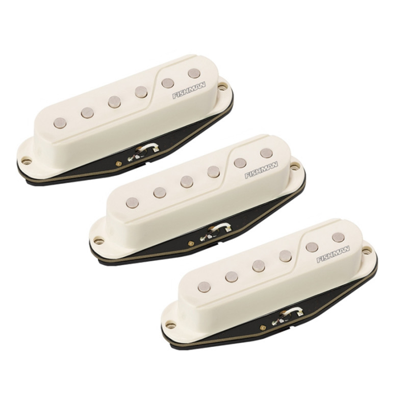 Fluence Single Width Pickup Strat® Set/3 White