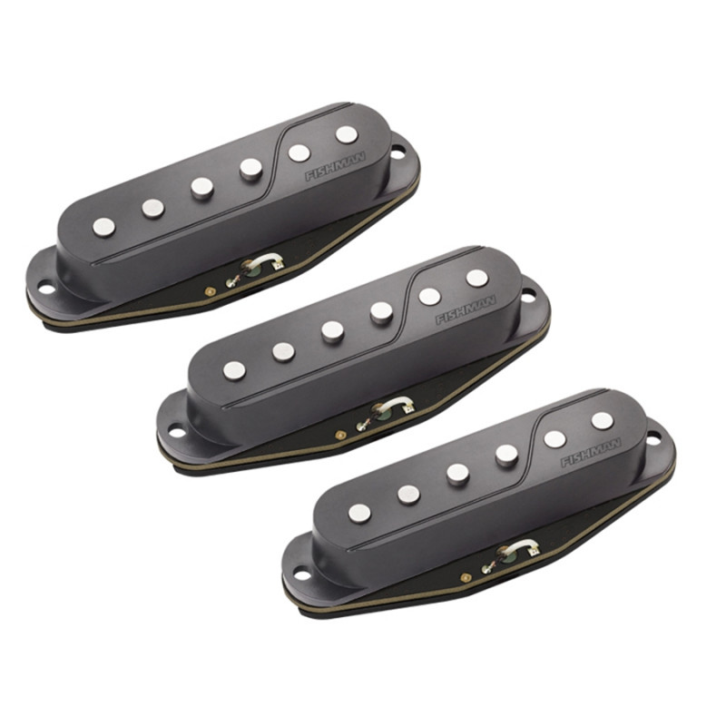 Fluence Single Width Pickup Strat® Set/3 Black