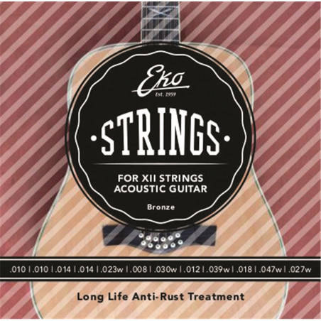 Corde Chitarra Acustica XII Bronze 10-47 Light Set/12
