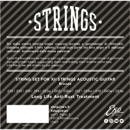 Corde Chitarra Acustica XII Bronze 10-47 Light Set/12