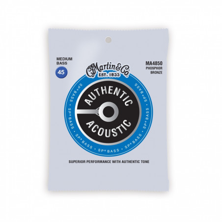 MA4850 Authentic Bass, 4 Corde Basso Acustico, Medium 45/105 Phosphor Bronze